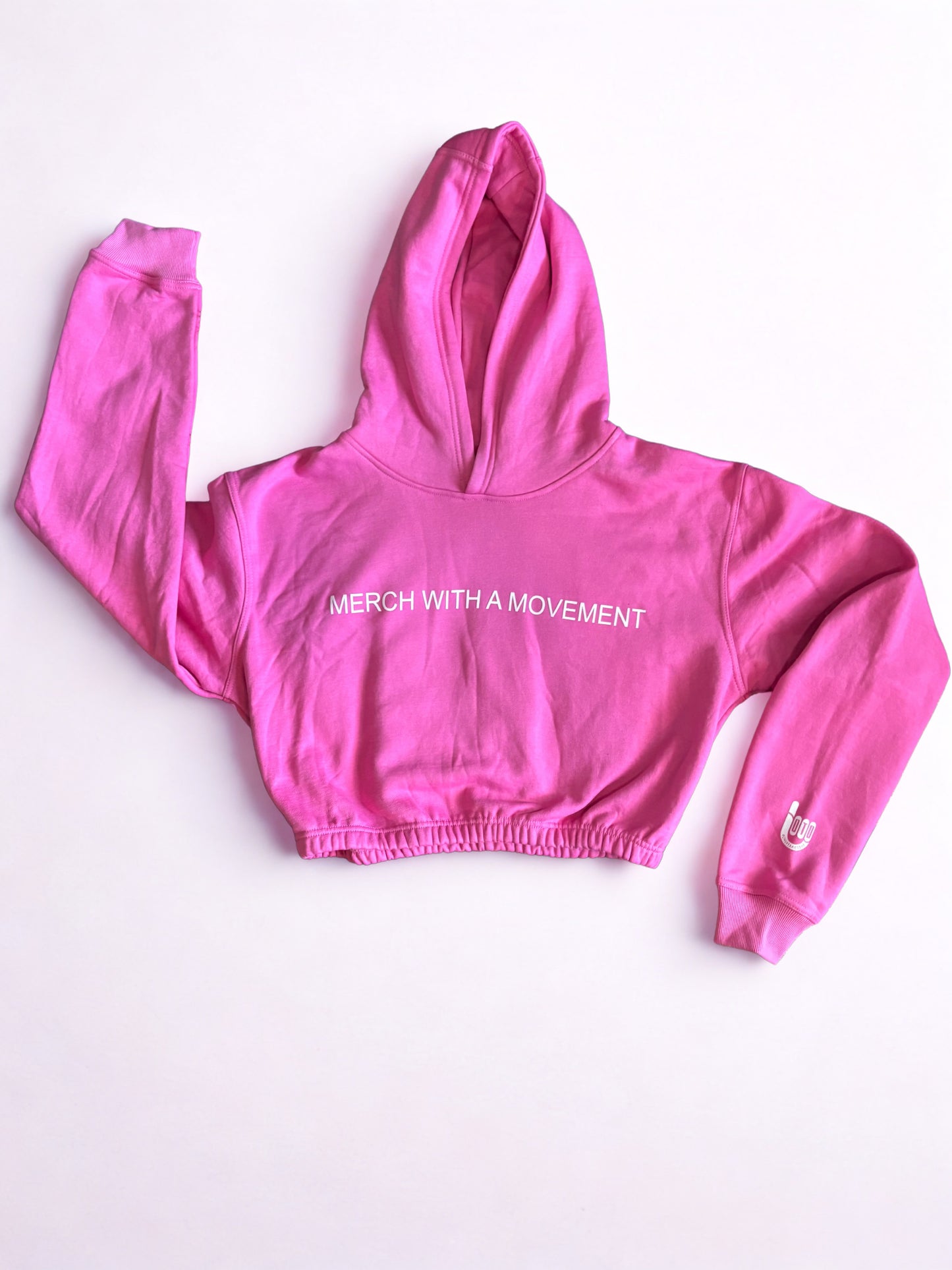 "MOVEMENT" Crop Hoodie