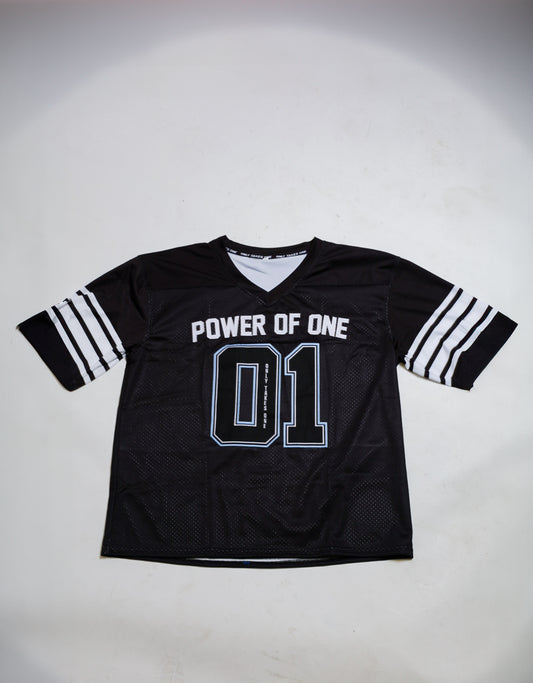 (Pre-Order) Black "POWER OF ONE" Jersey