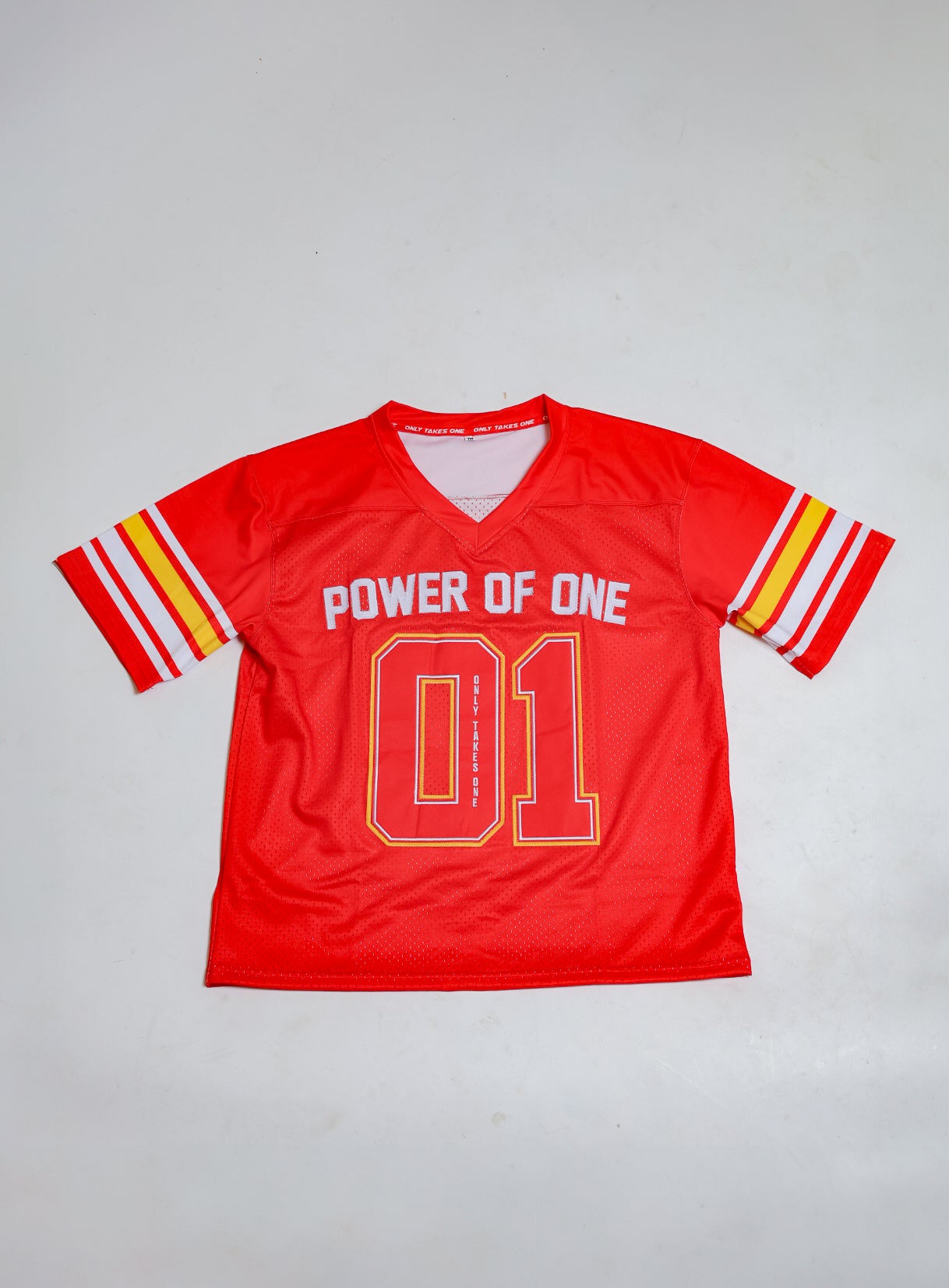 Red "POWER OF ONE" Jersey