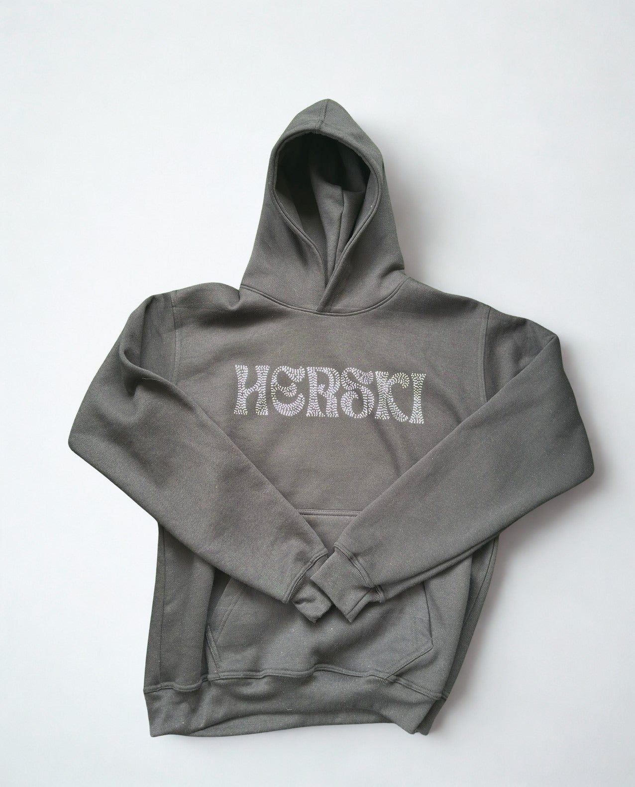 Black HERSKI™ Rhinestone Hoodie